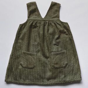 The Simple Folk Green Corduroy Overdress
